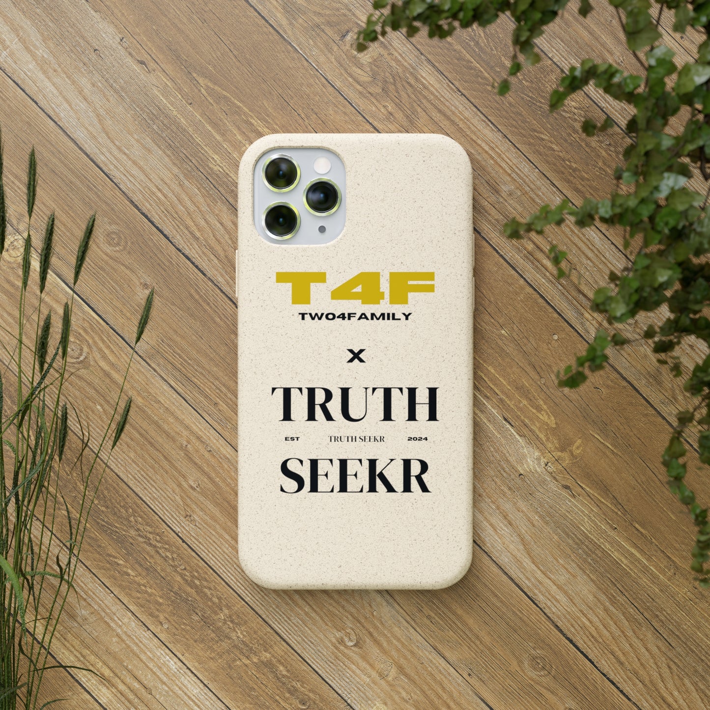 T4F x TRUTH SEEKR Biodegradable Cases