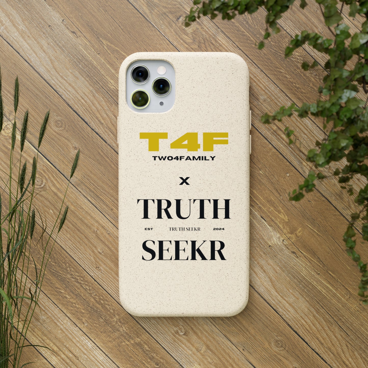 T4F x TRUTH SEEKR Biodegradable Cases