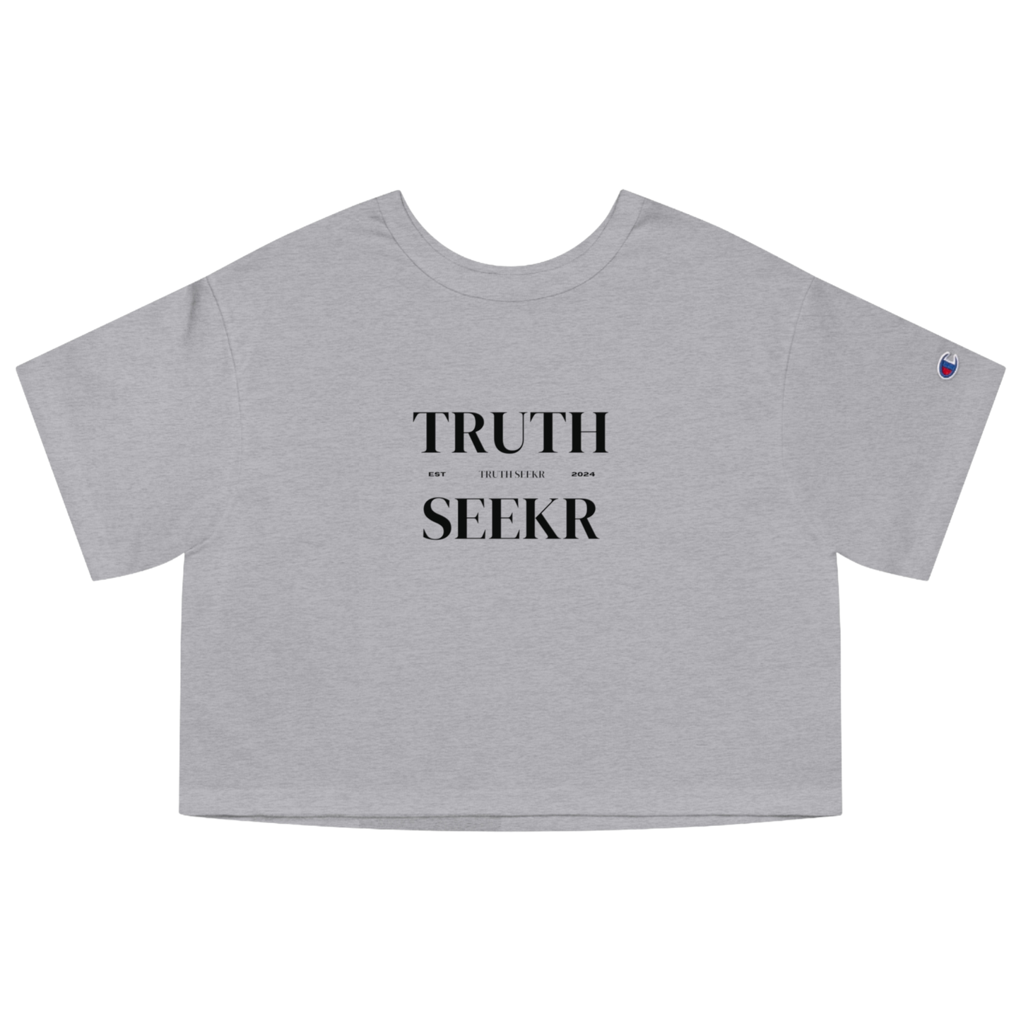 TRUTH SEEKR x Champion 'LOGO 2024' Crop Top