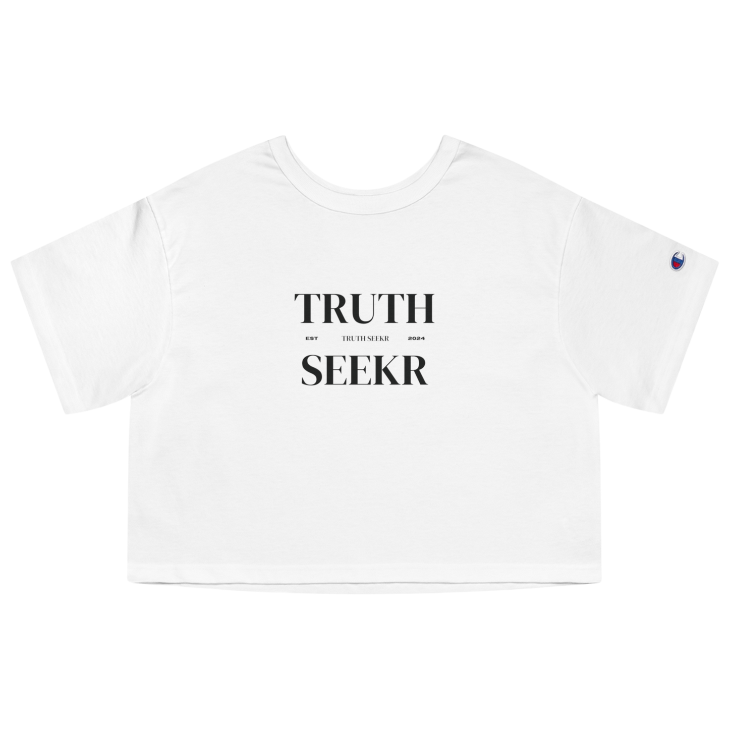 TRUTH SEEKR x Champion 'LOGO 2024' Crop Top