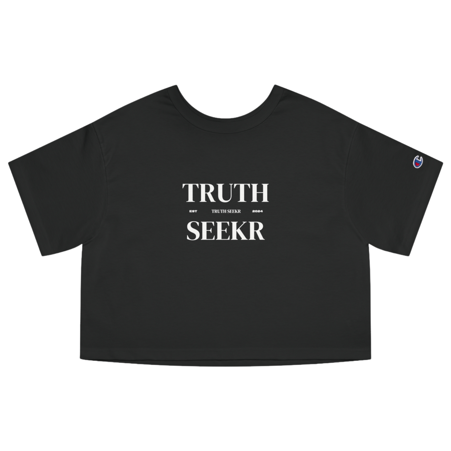 TRUTH SEEKR x Champion 'LOGO 2024' Crop Top