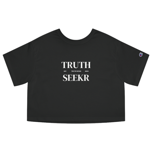 TRUTH SEEKR x Champion 'LOGO 2024' Crop Top