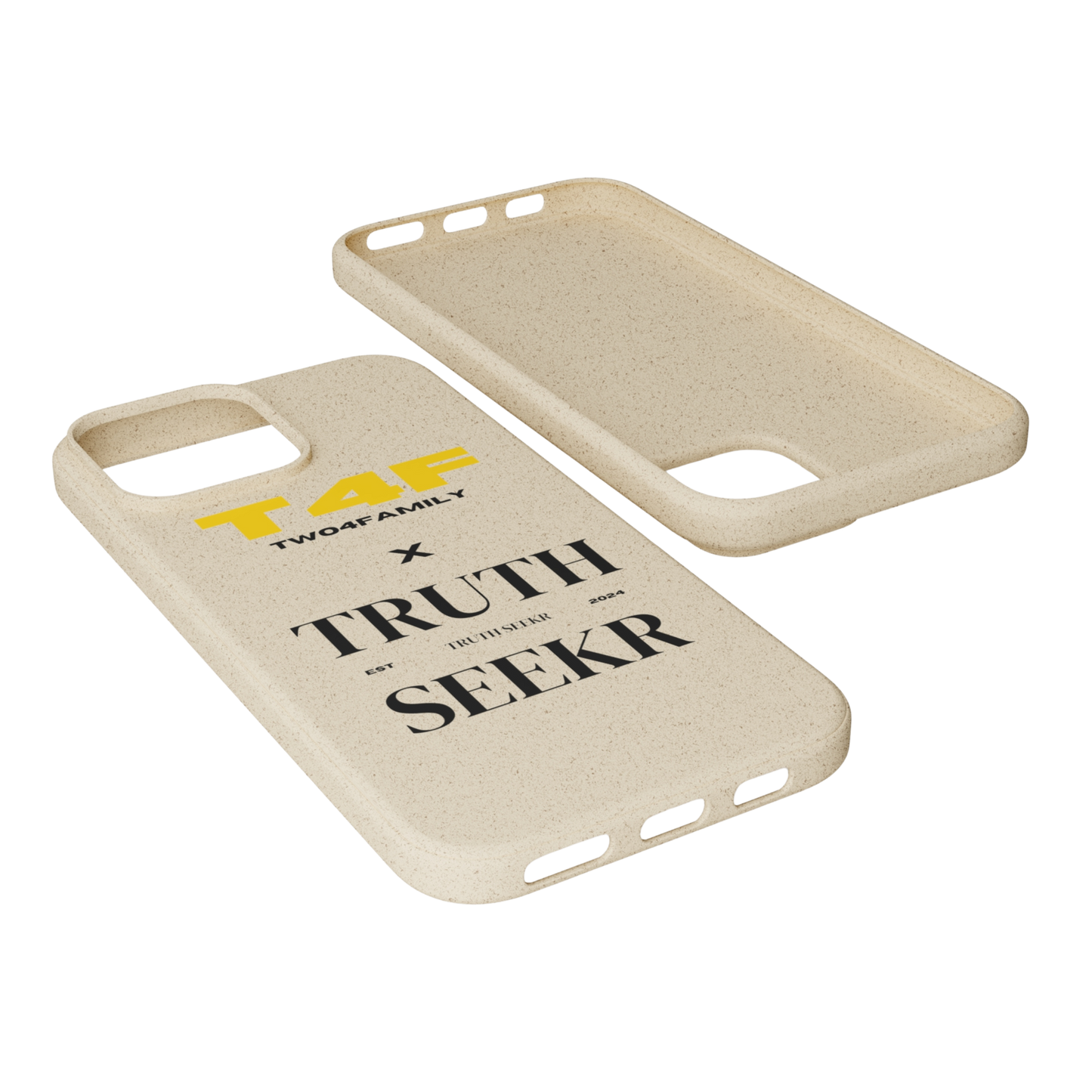 T4F x TRUTH SEEKR Biodegradable Cases